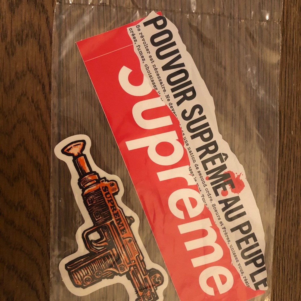 RARE AUTHENTIC SUPREME STICKERS